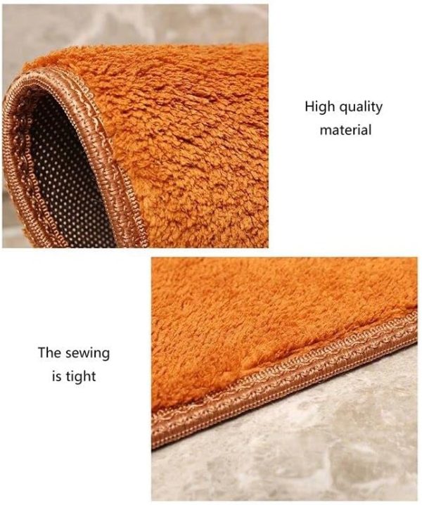 Soft Super Absorbent Non-Slip Bathroom Door Mat – 40x60cm (Random Color)