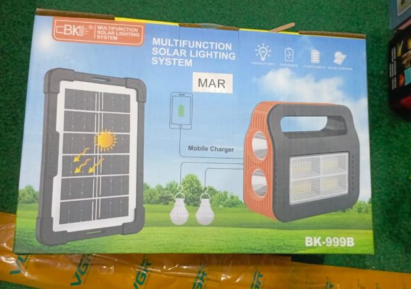 Solar Powered Light System – Flashlight, Emergency Power Bank & Wireless Energy Source for Outdoor Adventures - Flyingcart.pk