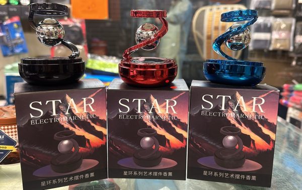 Star Solar Powered Levitating Ball Air Freshener - Flyingcart.pk