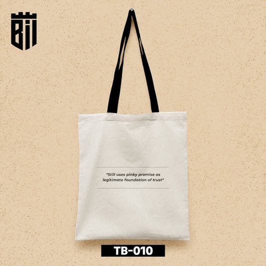 Quote Tote Bag - Flyingcart.pk
