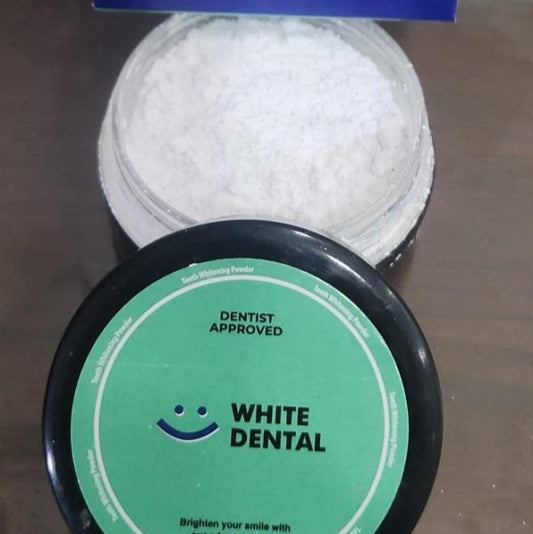 Mad Smile Teeth Cleaning Powder (organic) White (30g)-FlyingCart.pk