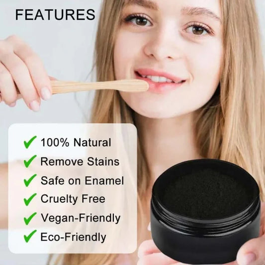 Teeth Whitening Charcoal Powder (Organic) – 30g-FlyingCart.pk