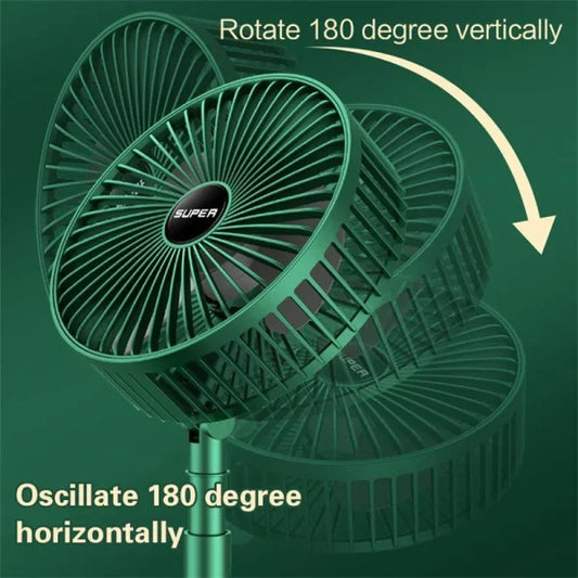 Telescopic Folding Fan - Flyingcart.pk