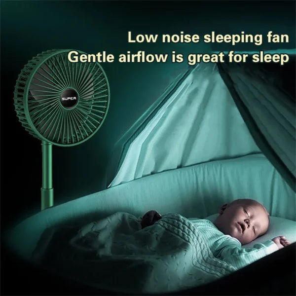 Telescopic Folding Fan - Flyingcart.pk