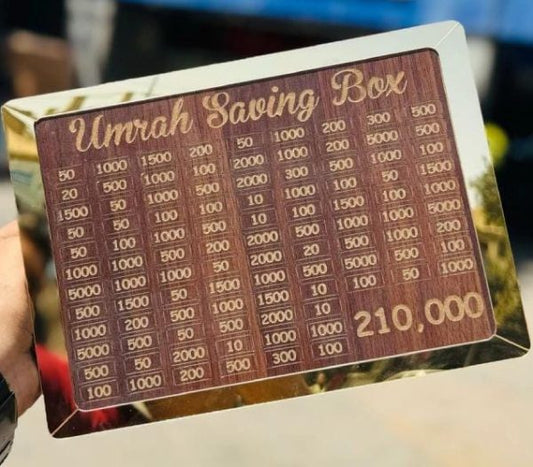 Umrah Saving Box – A Special Way to Save for Your Spiritual Journey - Flyingcart.pk