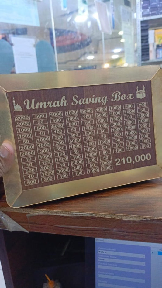 Umrah Saving Box – A Special Way to Save for Your Spiritual Journey - Flyingcart.pk