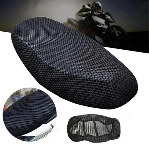 Universal Motorcycle Cool Mesh 10mm XXL Net Design Seat Cover - Flyingcart.pk