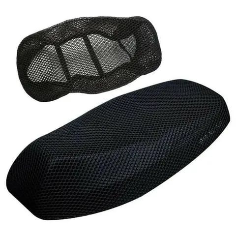 Universal Motorcycle Cool Mesh 10mm XXL Net Design Seat Cover - Flyingcart.pk