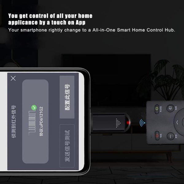 Universal Smart Remote-Control Connector IR Controller Adapter (USB-C) - Flyingcart.pk