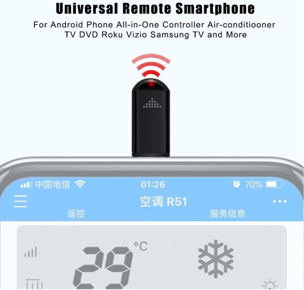 Universal Smart Remote-Control Connector IR Controller Adapter (USB-C) - Flyingcart.pk