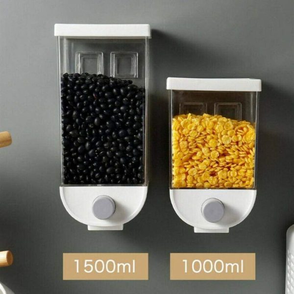 wall-mounted-dry-food-dispensers-for-organized-kitchens-featuring-clear-containers-and-easy-to-use-gravity-feed-design-for-cereals-grains-and-beans-1-flyingcart.pk