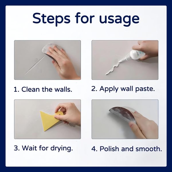 wall-repair-paste-200gm-white-waterproof-crack-filler-wall-putty-hole-mending-agent-for-damaged-walls-and-joints-5-flyingcart.pk