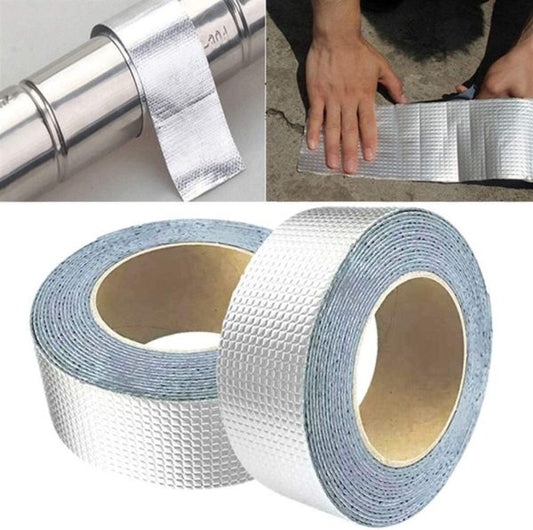 waterproof-leakage-tape-rubber-aluminum-foil-tape-strong-self-adhesive-repair-tape-for-roof-leak-window-sill-gap-pipe-rupture-surface-crack-home-renovation-1-flyingart.pk