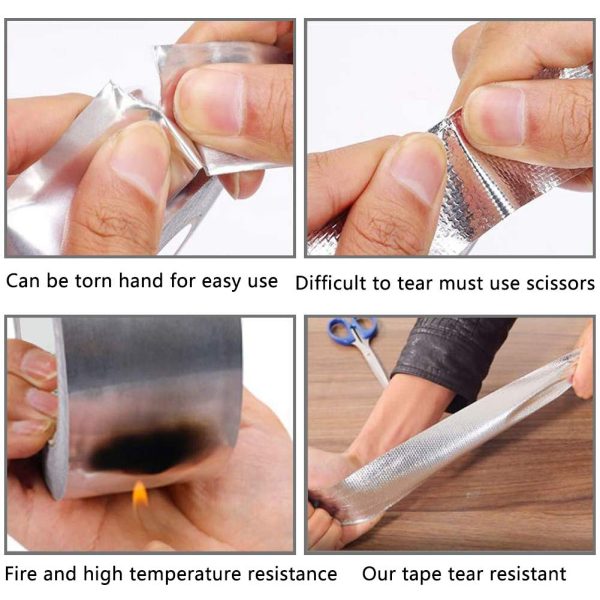 waterproof-leakage-tape-rubber-aluminum-foil-tape-strong-self-adhesive-repair-tape-for-roof-leak-window-sill-gap-pipe-rupture-surface-crack-home-renovation-1-flyingart.pk