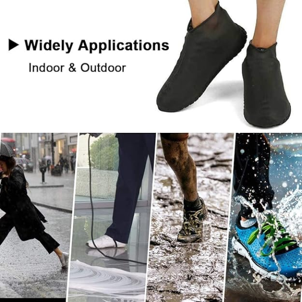 waterproof-shoe-covers-reusable-silicone-shoes-covers-for-rain-random-color-1-flyingcart.pk