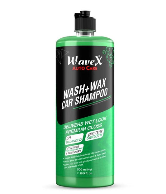 Wavex Auto Care Wash + Wax Car Shampoo – 200ml - Flyingcart.pk