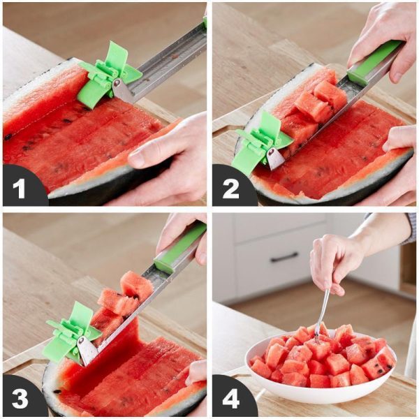 Windmill Watermelon Cube Cutter - Flyingcart.pk