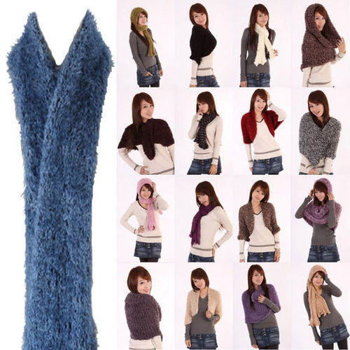 Women’s Velvet Stretchable Magic Scarf - Flyingcart.pk