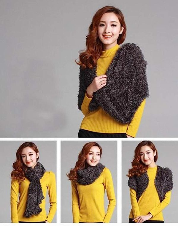 Women’s Velvet Stretchable Magic Scarf - Flyingcart.pk