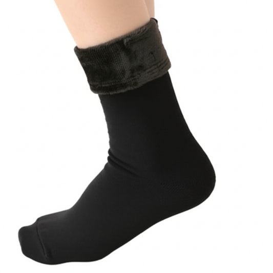 womens-woolen-quarter-socks-pack-of-2-soft-warm-winter-wear-elegant-style-flexible-size-comfortable-daily-use-available-in-black-skin-colors-1-pair-1-flyingcart.pk