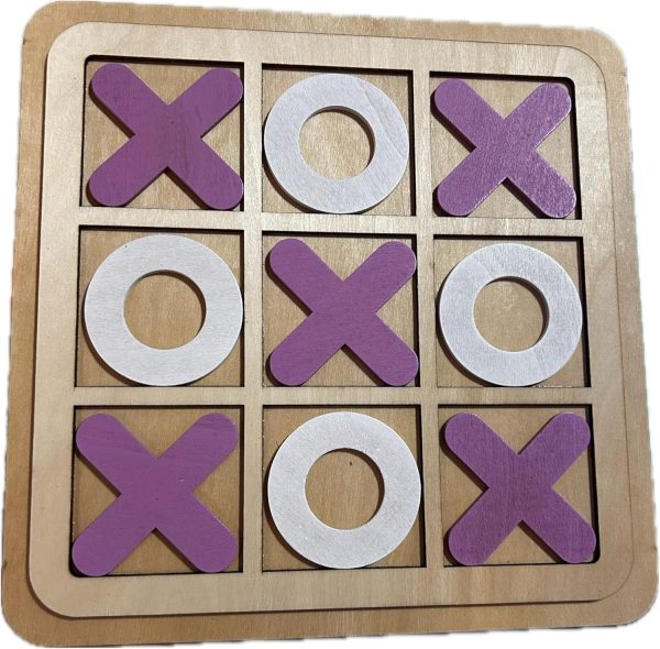 wooden-tic-tac-toe-board-game-classic-xo-strategy-game-for-kids-toddlers-preschoolers-adults-educational-durable-portable-30cm-wooden-board-ideal-birthday-1-flyingcart.pk