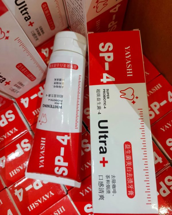 Yayashi SP-4 Ultra Whitening Toothpaste – Probiotic Stain Remover (120g) - Flyingcart.pk