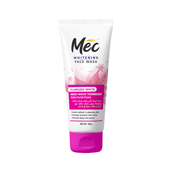 Mec Whitening Flawless White Face wash 100ml - FlyingCart.pk