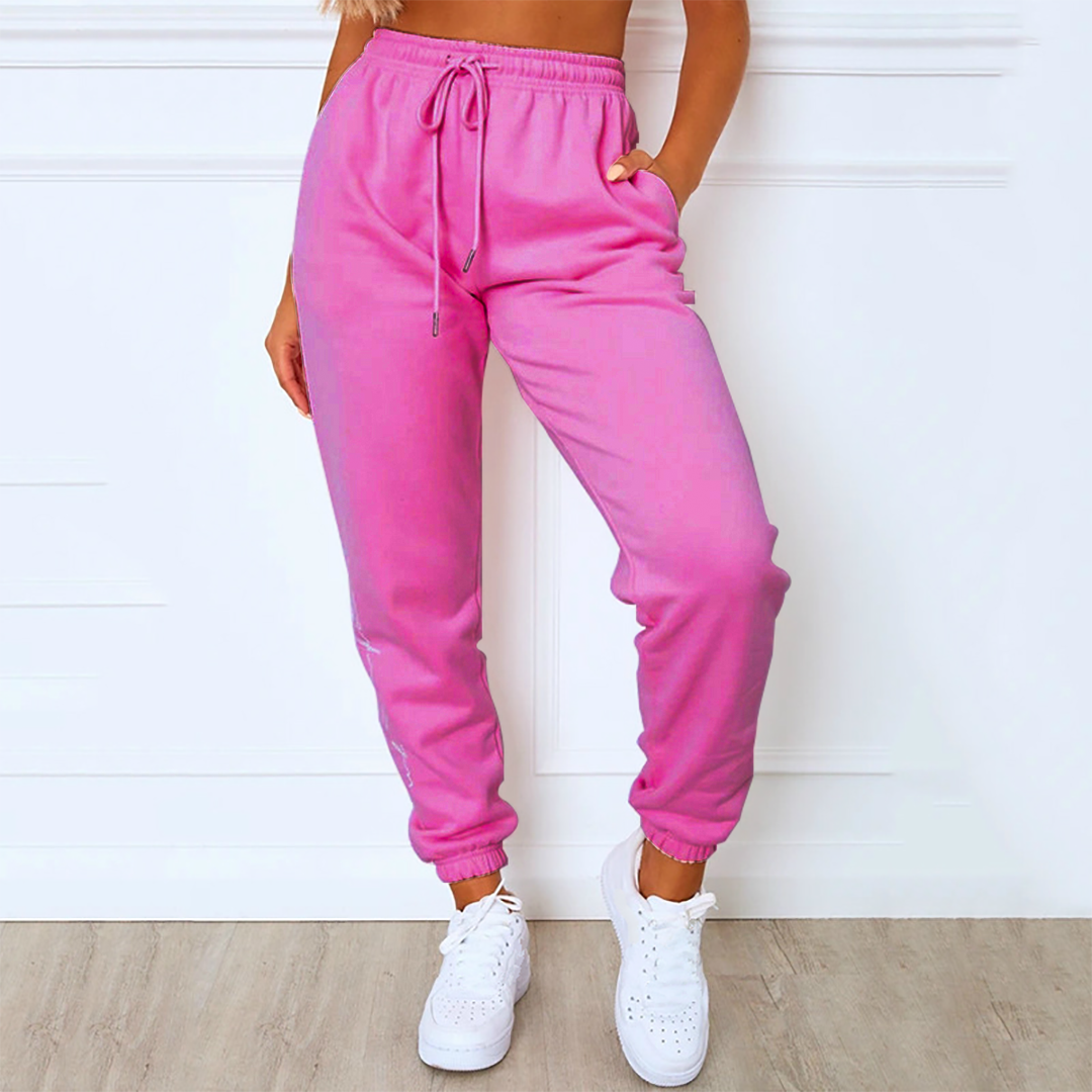 Hot Pink Jogger Pant For Women - FlyingCart.pk