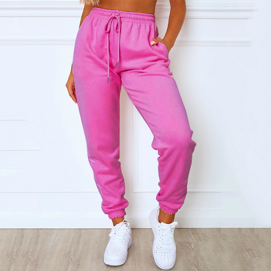 Hot Pink Jogger Pant For Women - FlyingCart.pk
