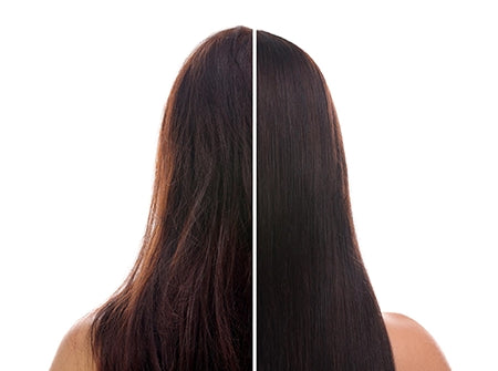 hair botox before and after