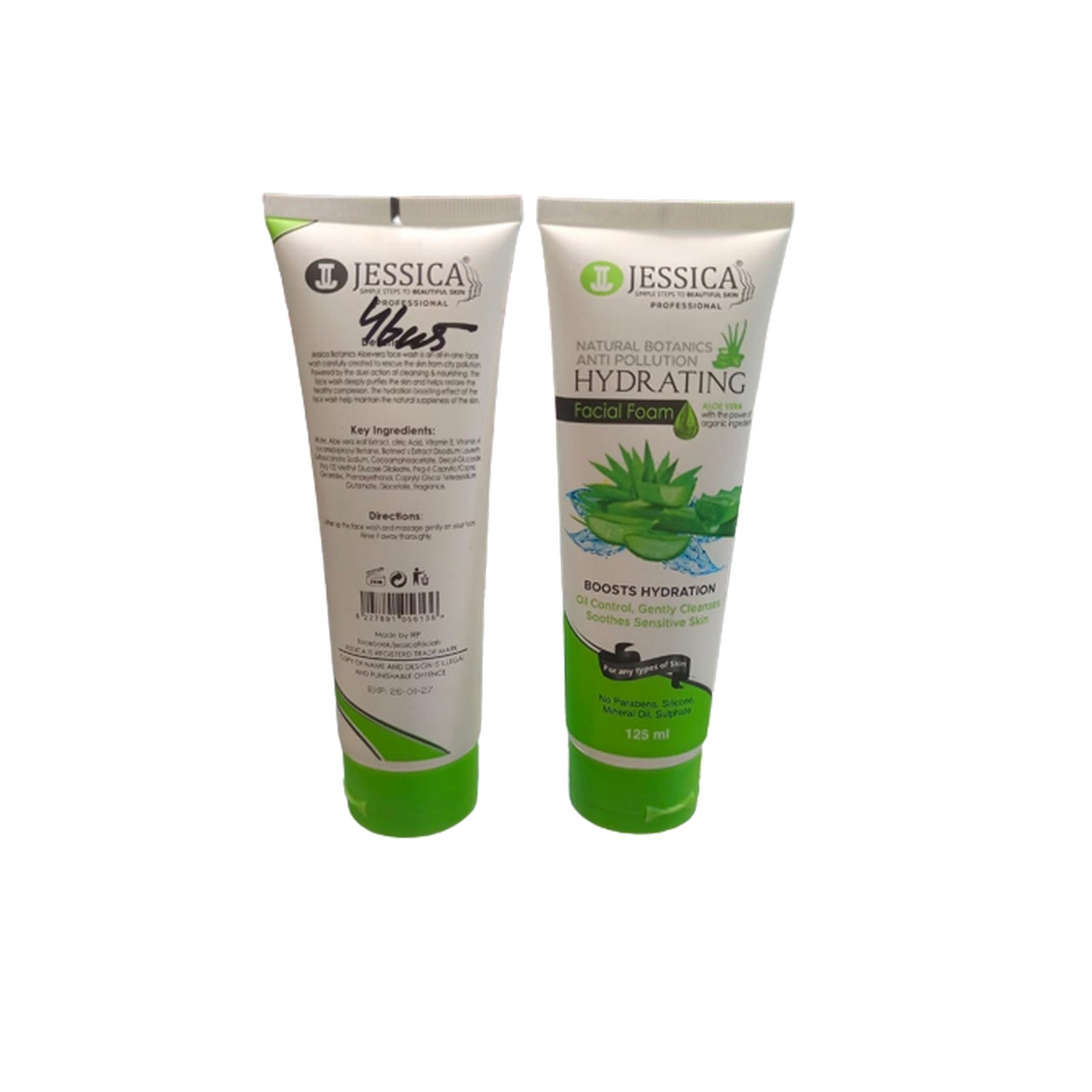 Jessica Botanic Aloe Facial Foam 125ml - FlyingCart.pk