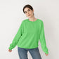 Sweat Shirt Light Green For Women- FlyingCart.pk