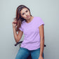 Light Purple T-Shirt For Women - FlyingCart.pk