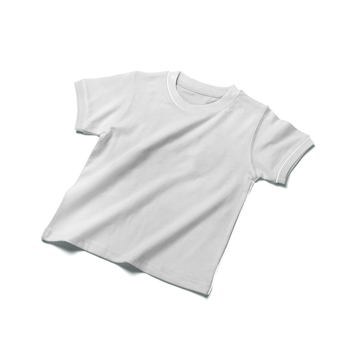 White Kids Half Sleeves Unisex T-Shirt- FlyingCart.pk