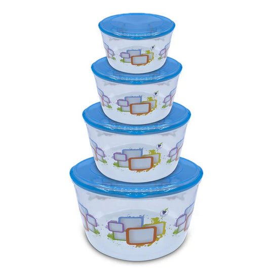 Plastic Storage Container 4 in 1 Set - FlyingCart.pk