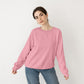 Sweat Shirt Light Pink For Women- FlyingCart.pk