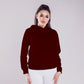 Women Pullover Hoodie  Maroon- FlyingCart.pk