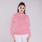 Women Pullover Hoodie Light Pink - FlyingCart.pk