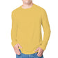 Full Sleeves Mustard T-Shirt For Men - FlyingCart.pk