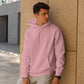 Men Pullover Hoodie Light Pink- FlyingCart.pk