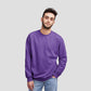 Sweat Shirt Royal Purple For Men- FlyingCart.pk