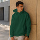 Men Pullover Hoodie Dark Green- FlyingCart.pk