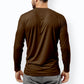 Full Sleeves Dark Brown T-Shirt For Men- FlyingCart.pk