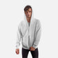 Zipper Hoodie White for Men- FlyingCart.pk