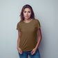 Dark Brown T-Shirt For Women- FlyingCart.pk