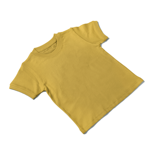  Yellow Kids Half Sleeves Unisex T-Shirt - FlyingCart.pk