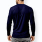 Full Sleeves Navy Blue T-Shirt For Men- FlyingCart.pk