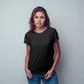 Black T-Shirt For Women- FlyingCart.pk