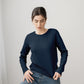 Navy Blue Full  Sleeve T-Shirt for Women- FlyingCart.pk