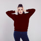 Women Pullover Hoodie  Maroon- FlyingCart.pk